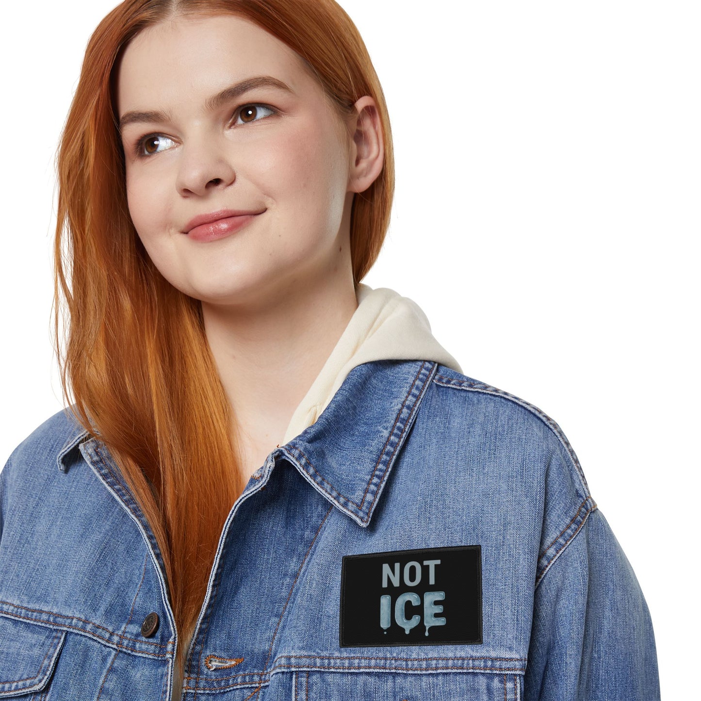 Iron-On Patches - Not ICE Political Activism Patch