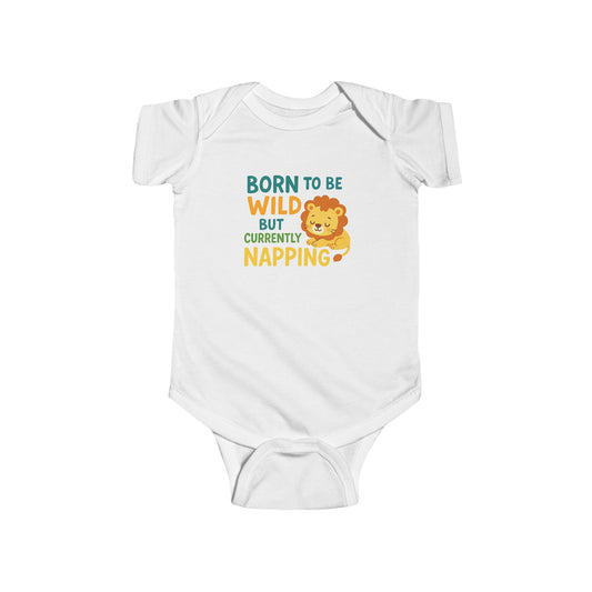 Born to Be Wild Infant Bodysuit - Adorable Baby Clothes for Nap Time