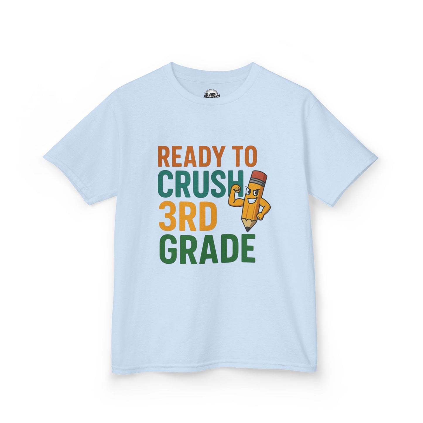 Ready to Crush 3rd Grade Kids Tee, Fun Youth Shirt, Back to School Gift, Classroom Outfit, Inspirational Kids Apparel