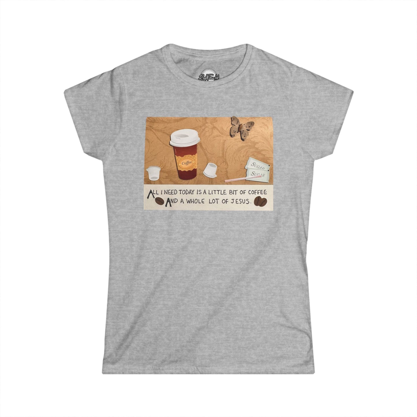 Women's Tee Coffee & Jesus T-Shirt