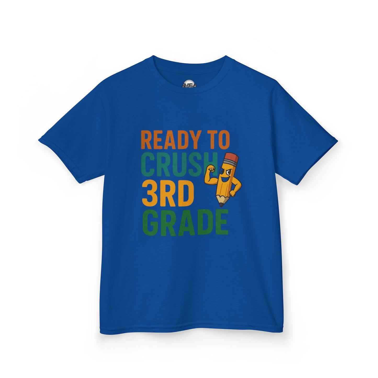 Ready to Crush 3rd Grade Kids Tee, Fun Youth Shirt, Back to School Gift, Classroom Outfit, Inspirational Kids Apparel