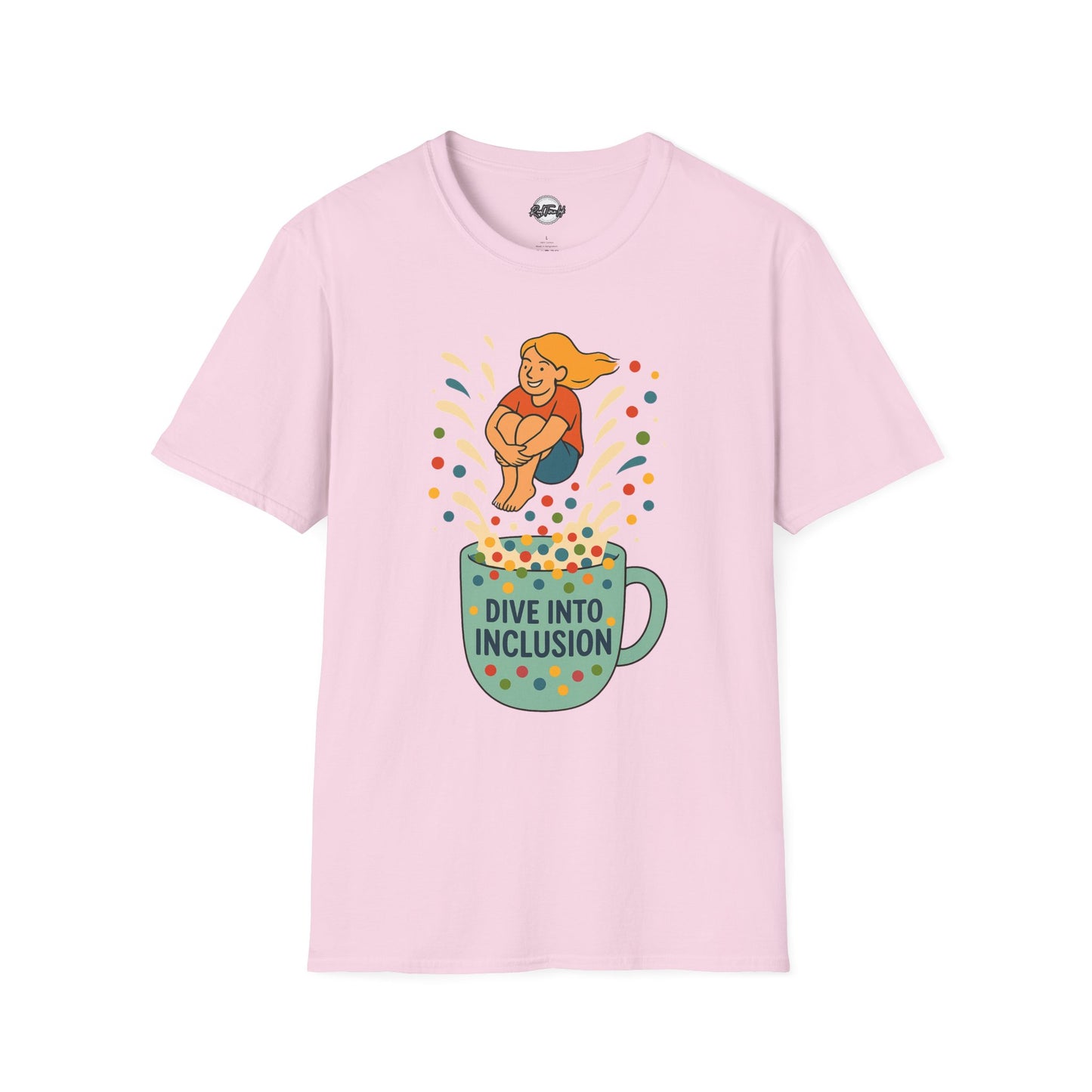Dive Into Inclusion Unisex Softstyle T-Shirt - Celebrate Diversity and Acceptance