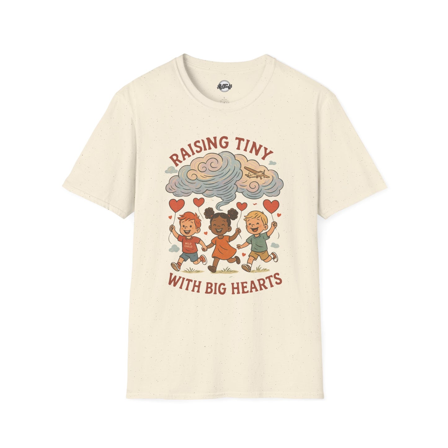 Raising Tiny Hearts Unisex T-Shirt | Cute Family Vibe Tee