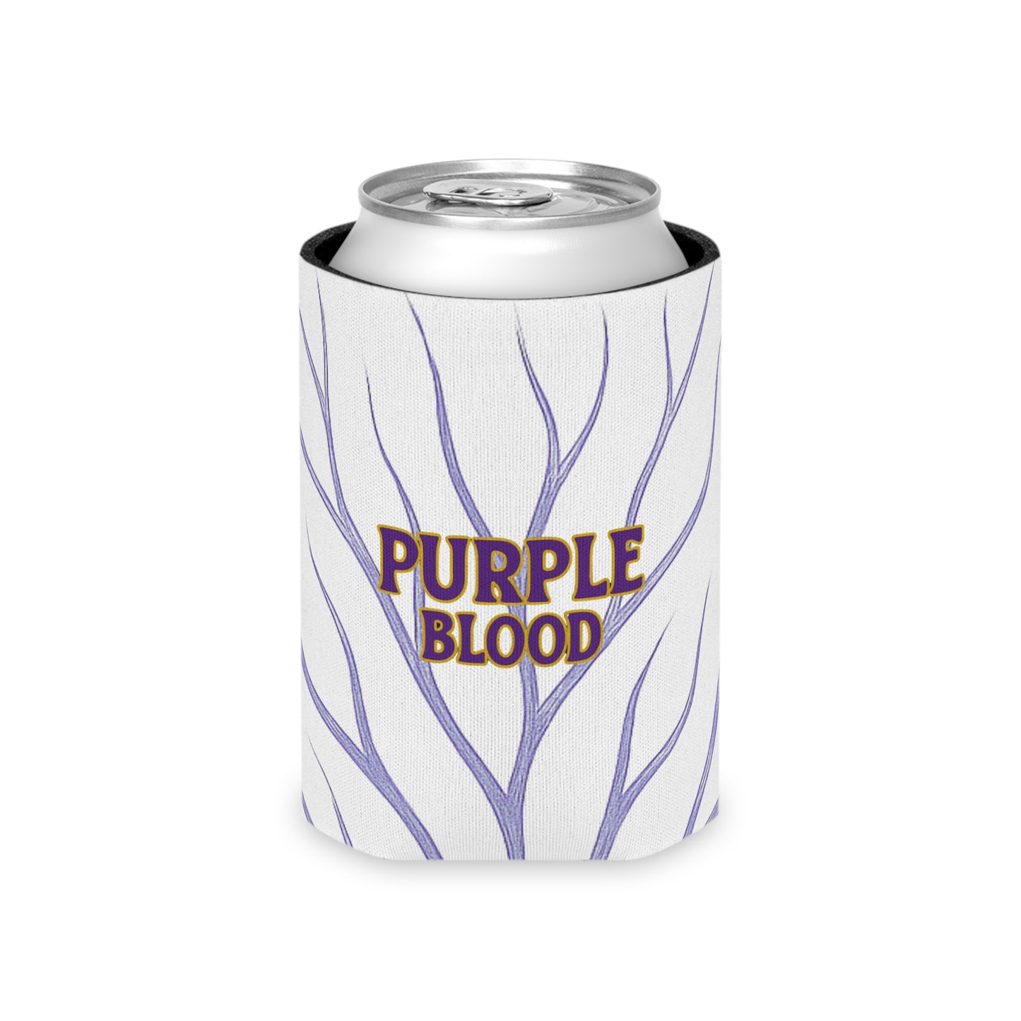 Purple Blood Can Cooler | Maryland Pride Beverage Holder, Coolie for Parties, Barbecue, and Celebrations