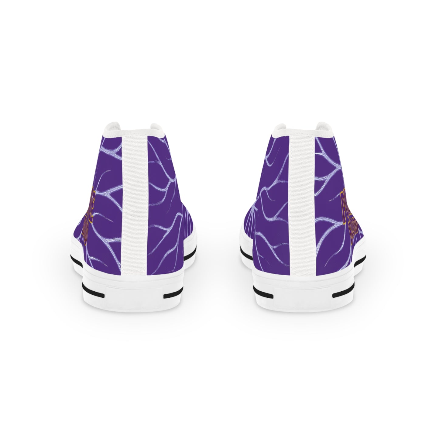 High Top Sneakers Purple Blood Design