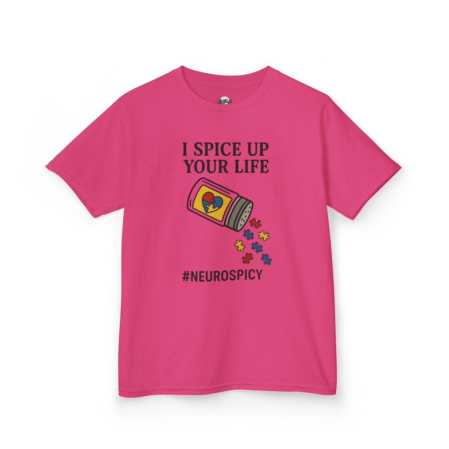 Neurospicy Kids Tee - I Spice Up Your Life Design
