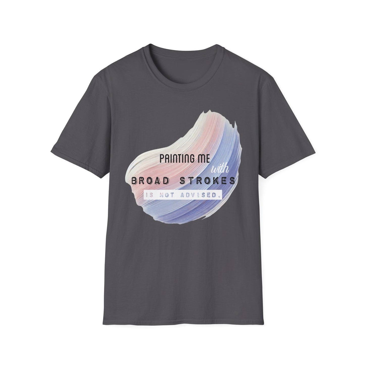 T-Shirt Broad Strokes Graphic Print Unisex Softstyle Tee