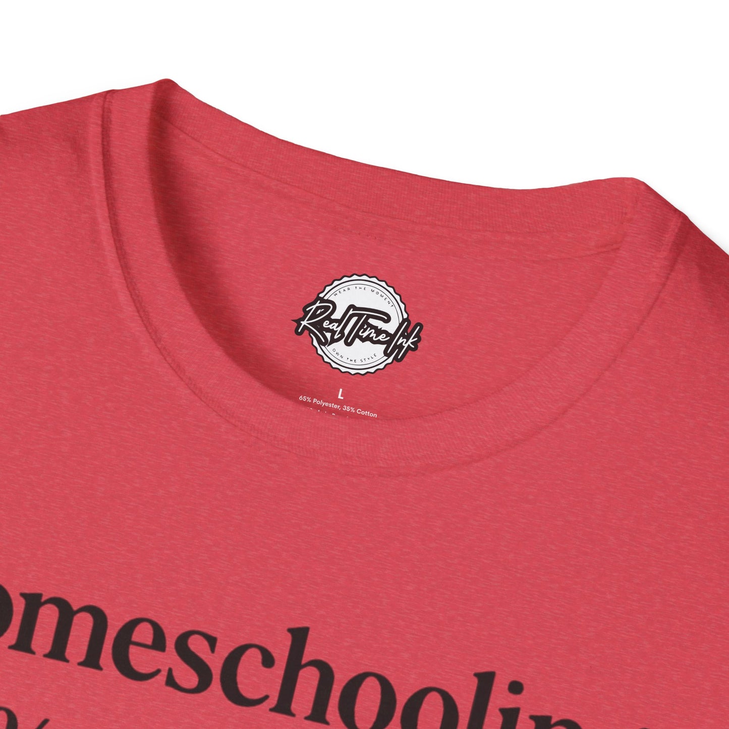 Homeschooling Grit T-Shirt - Unisex Softstyle Tee, Funny Parenting Gift, Education Shirt, Back-to-School, Family Life Apparel