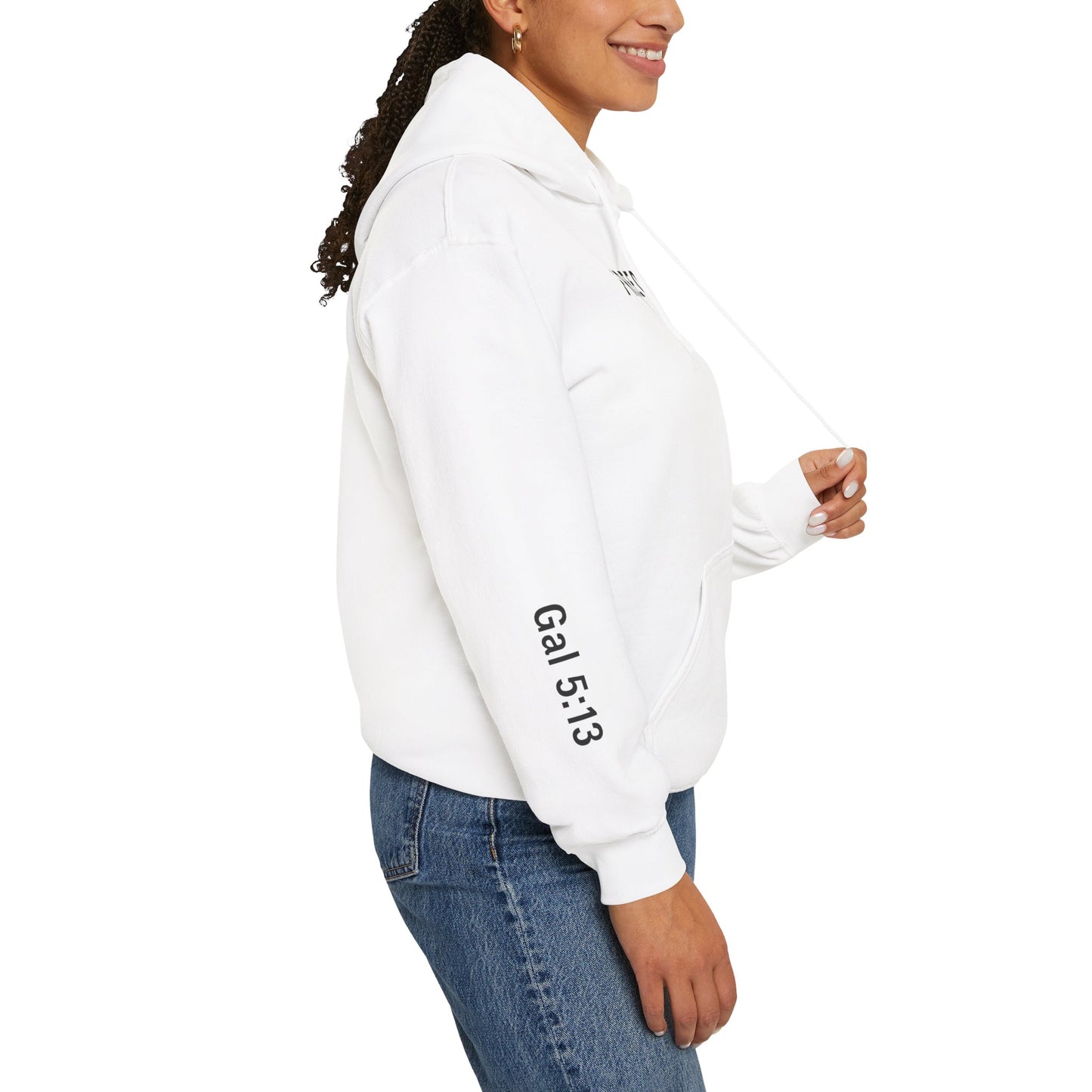 Freedom Hooded Sweatshirt, Cozy Sweatshirt, Religious Apparel, Inspirational Gift, Casual Outfit, Unisex Hoodie