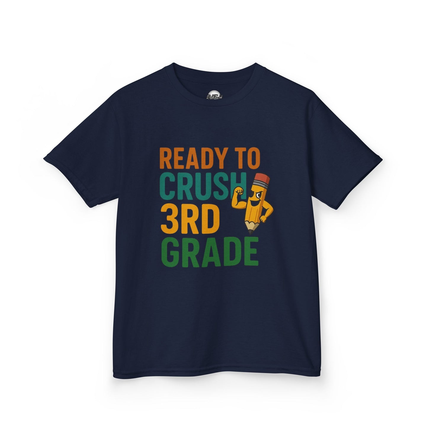 Ready to Crush 3rd Grade Kids Tee, Fun Youth Shirt, Back to School Gift, Classroom Outfit, Inspirational Kids Apparel