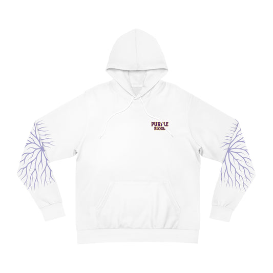 Purple Blood AOP Hoodie for Baltimore Fans, Trendy Streetwear, Unique Gift for Sports Lovers, Stylish Fall Wardrobe Essential, Casual Outfit