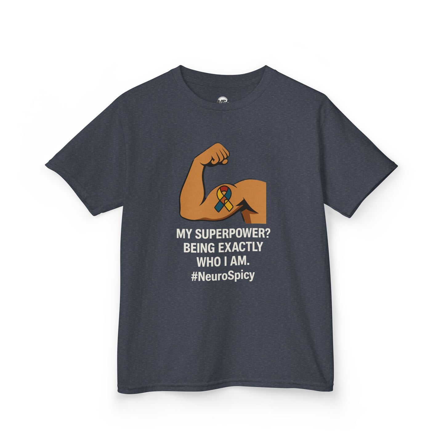 Kids Superpower Autism Tee - "My Superpower? Being Exactly Who I Am" #NeuroSpicy