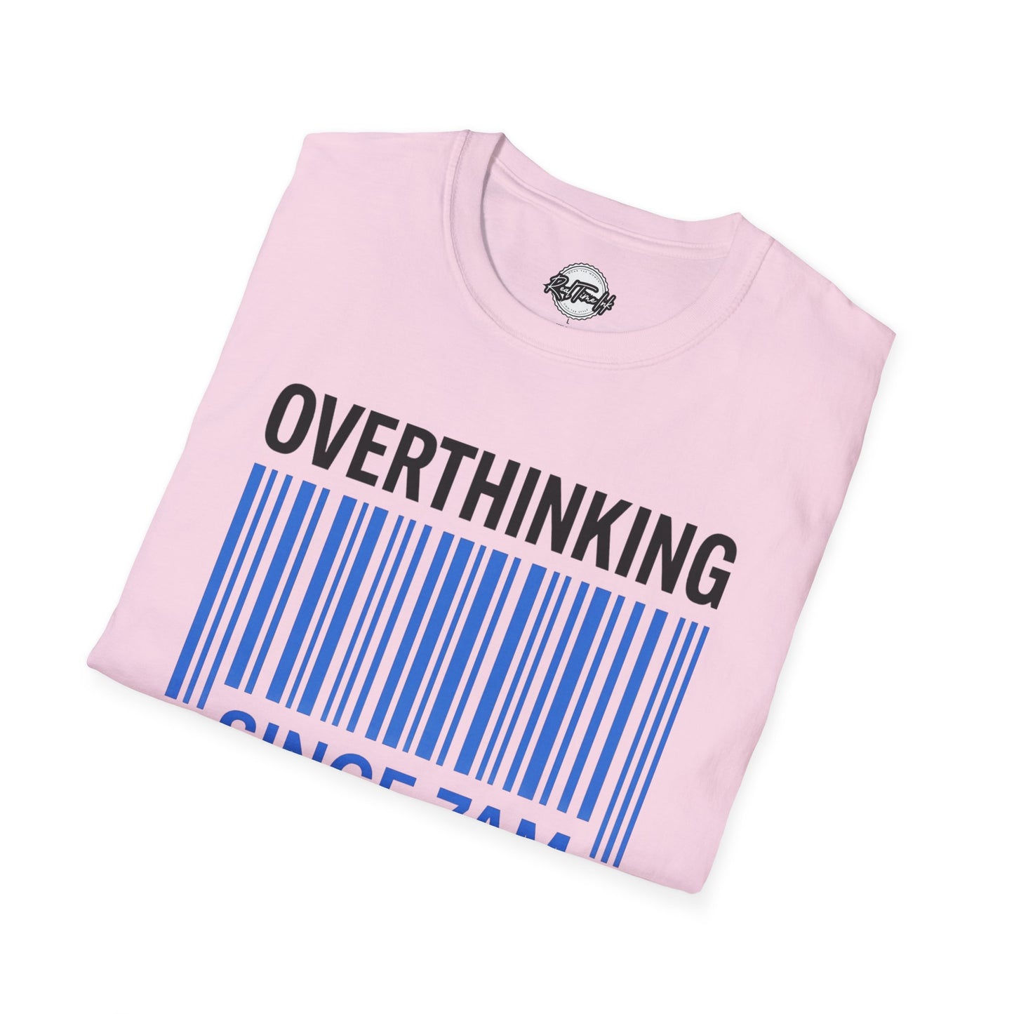 Unisex Overthinking T-Shirt, Humorous Tee, Perfect Gift for Mental Health Awareness, Casual Wear, Funny Graphic Shirt