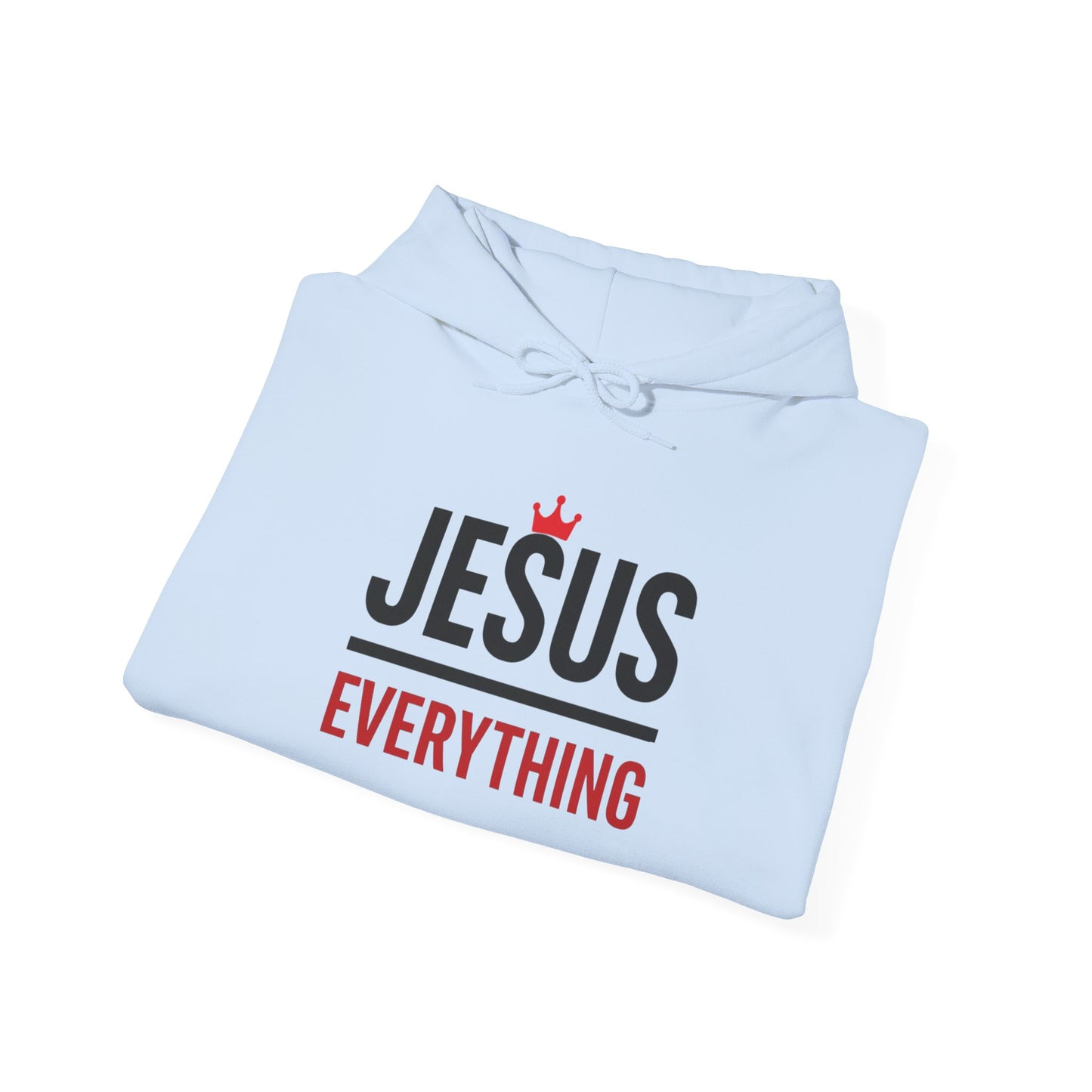 Religious Hoodie - Jesus Over Everything Design