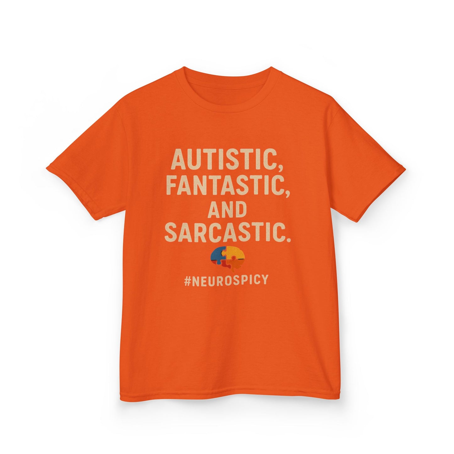 Kids Tee - Autistic, Fantastic, and Sarcastic Design