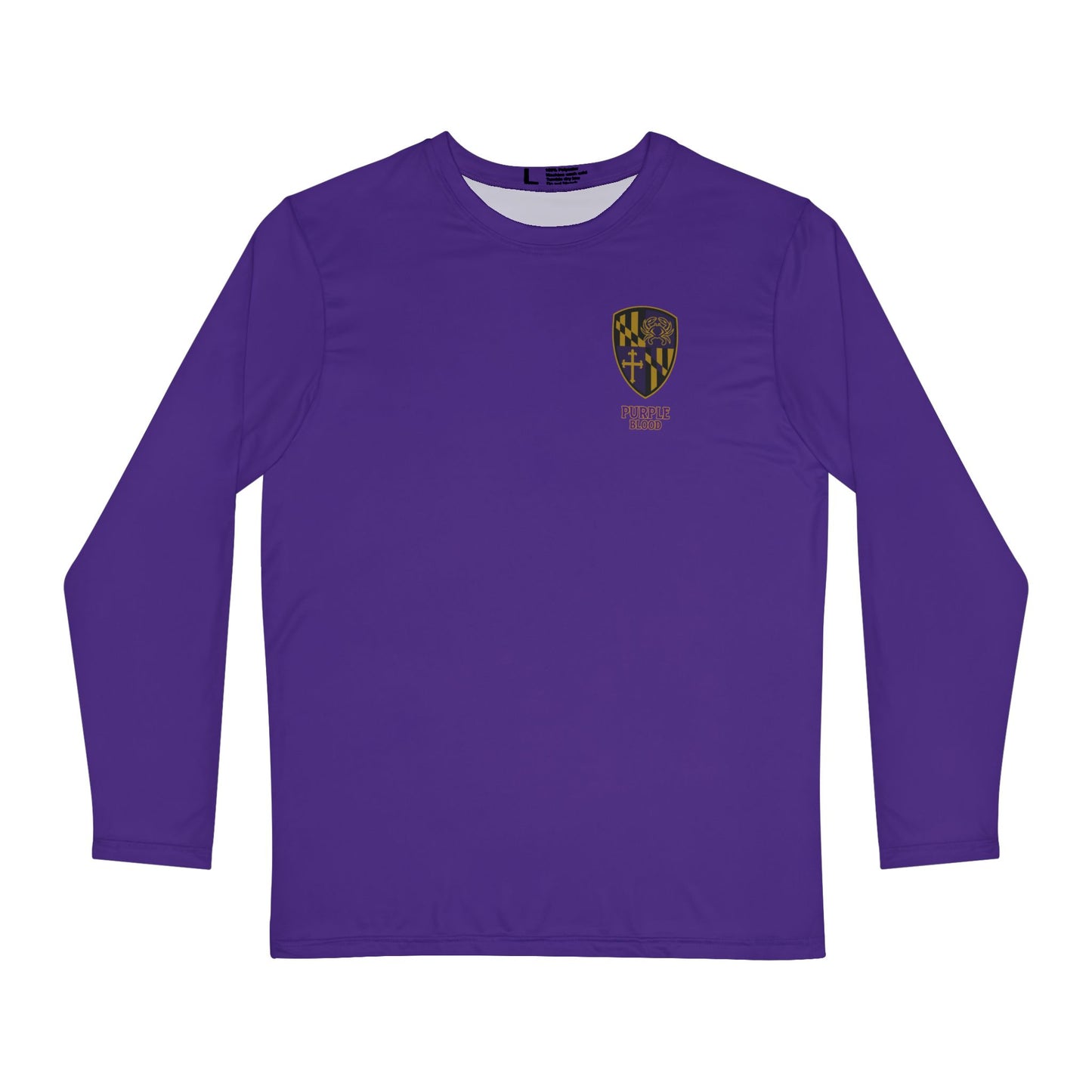 Men's Shirt Purple Blood Long Sleeve