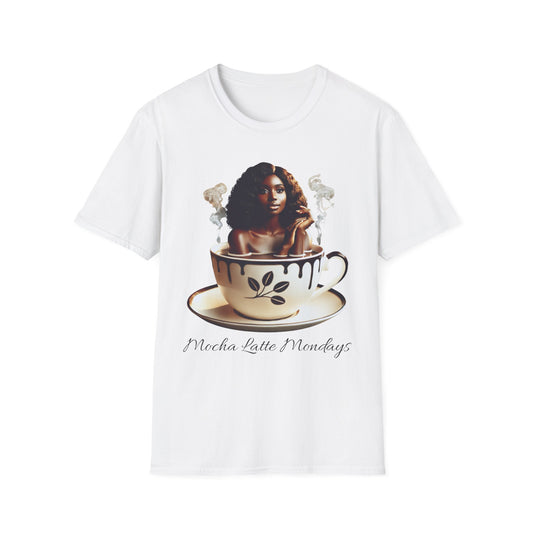 Women's Tee - Mocha Latte Mondays Stylish Coffee Lover Shirt
