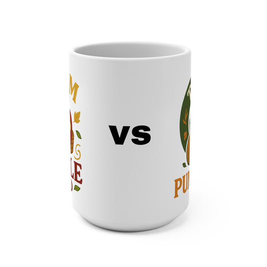 Mug - Team Pumpkin vs Team Apple Design 15oz