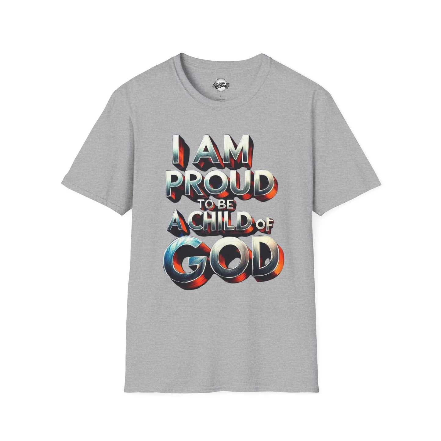 Proud Child of God T-Shirt, Faith-Based Casual Wear, Christian Gift, Unisex Tee, Spiritual Apparel