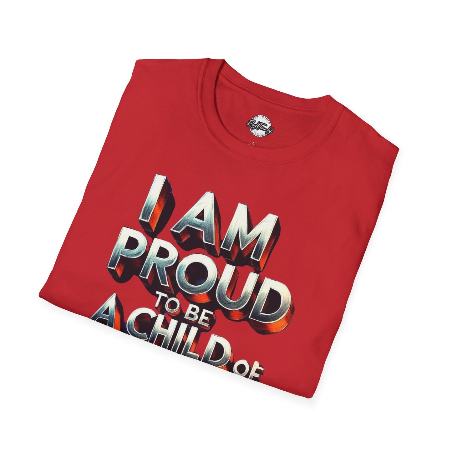 Proud Child of God T-Shirt, Faith-Based Casual Wear, Christian Gift, Unisex Tee, Spiritual Apparel
