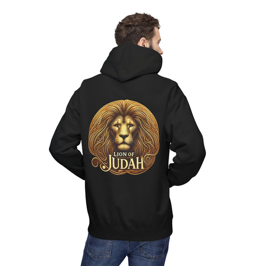 Lion of Judah Unisex Midweight Softstyle Fleece Hoodie - Bold and Inspirational