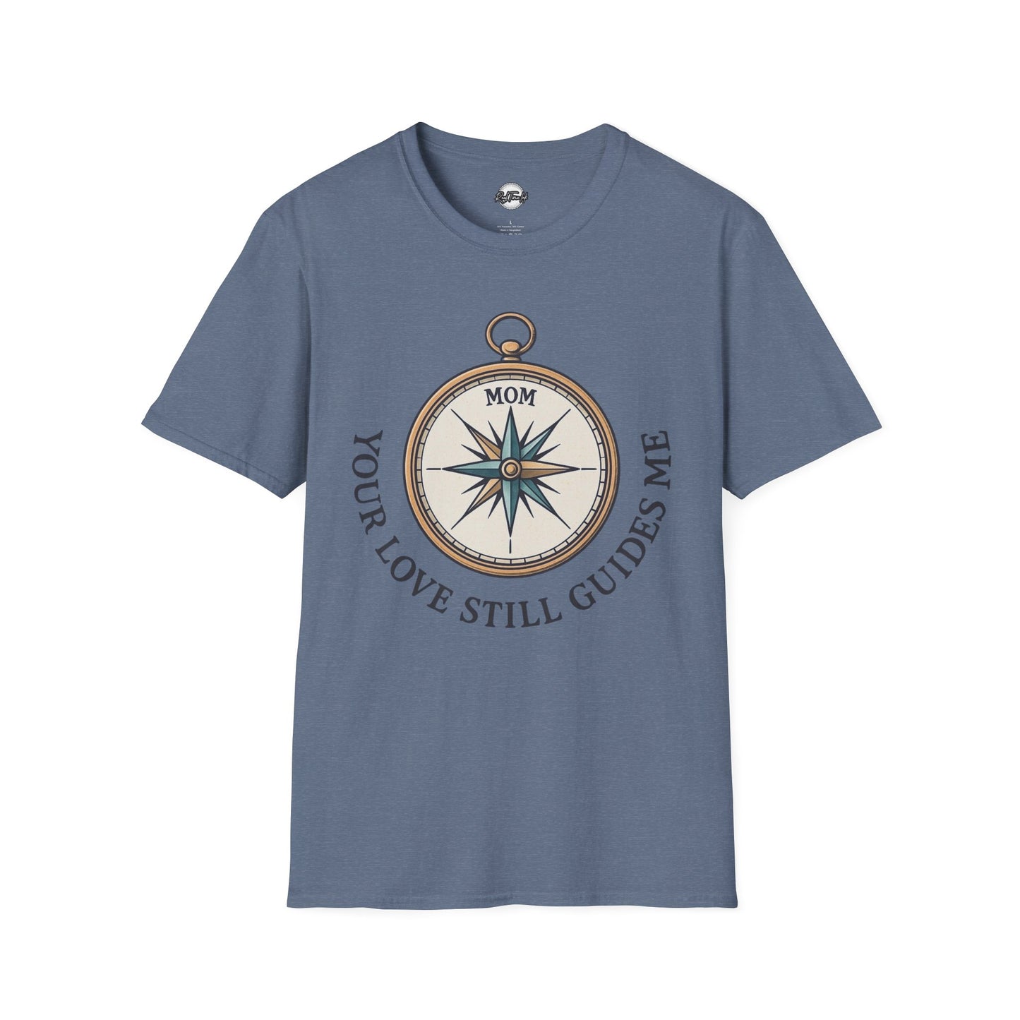 Mom Compass T-Shirt - Your Love Still Guides Me - Unisex Softstyle Tee