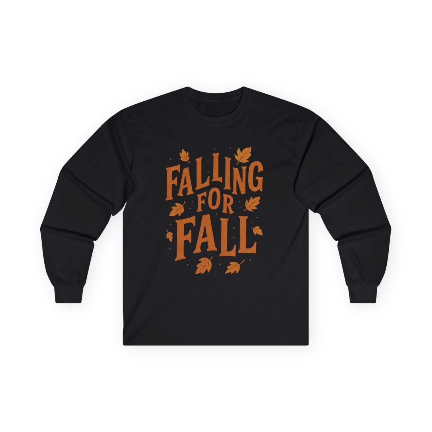 Falling for Fall Long Sleeve Tee, Autumn Shirt, Unisex Cotton Tee, Seasonal Fashion, Fall Outfit