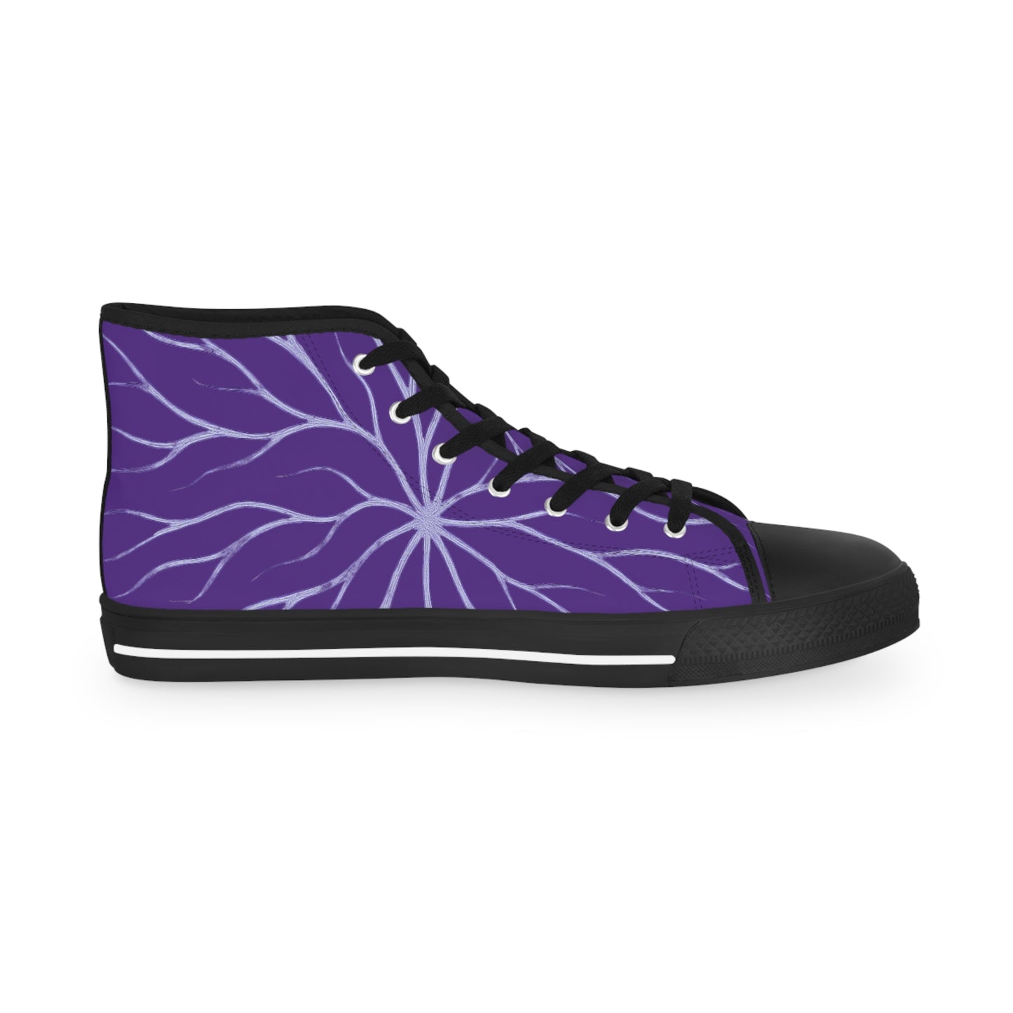 High Top Sneakers Purple Blood Design