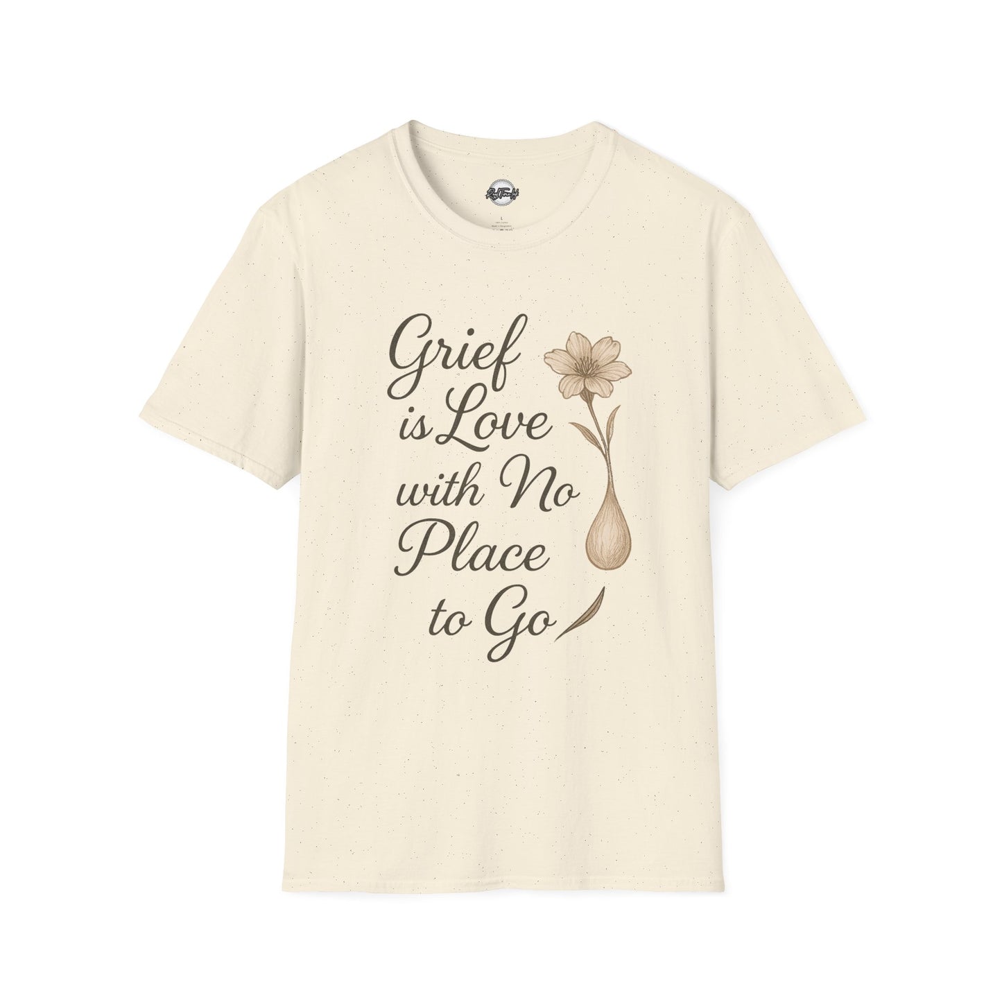 Grief is Love Floral Unisex Softstyle T-Shirt