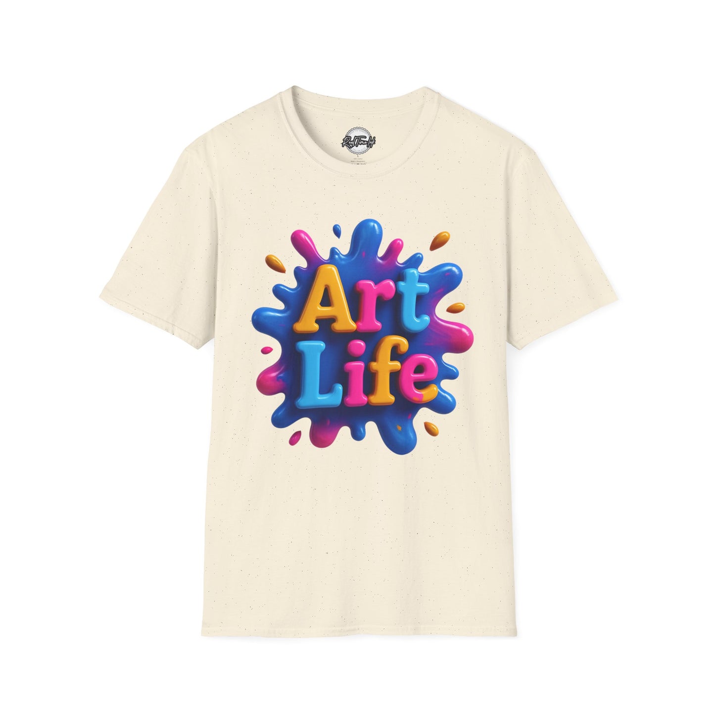 Art Life Unisex Softstyle T-Shirt | Creative Gift for Artists, Art Lovers, Birthday Present, Unique Apparel, Casual Wear
