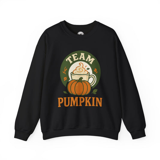 Crewneck Sweatshirt - Team Pumpkin Halloween Fall Design