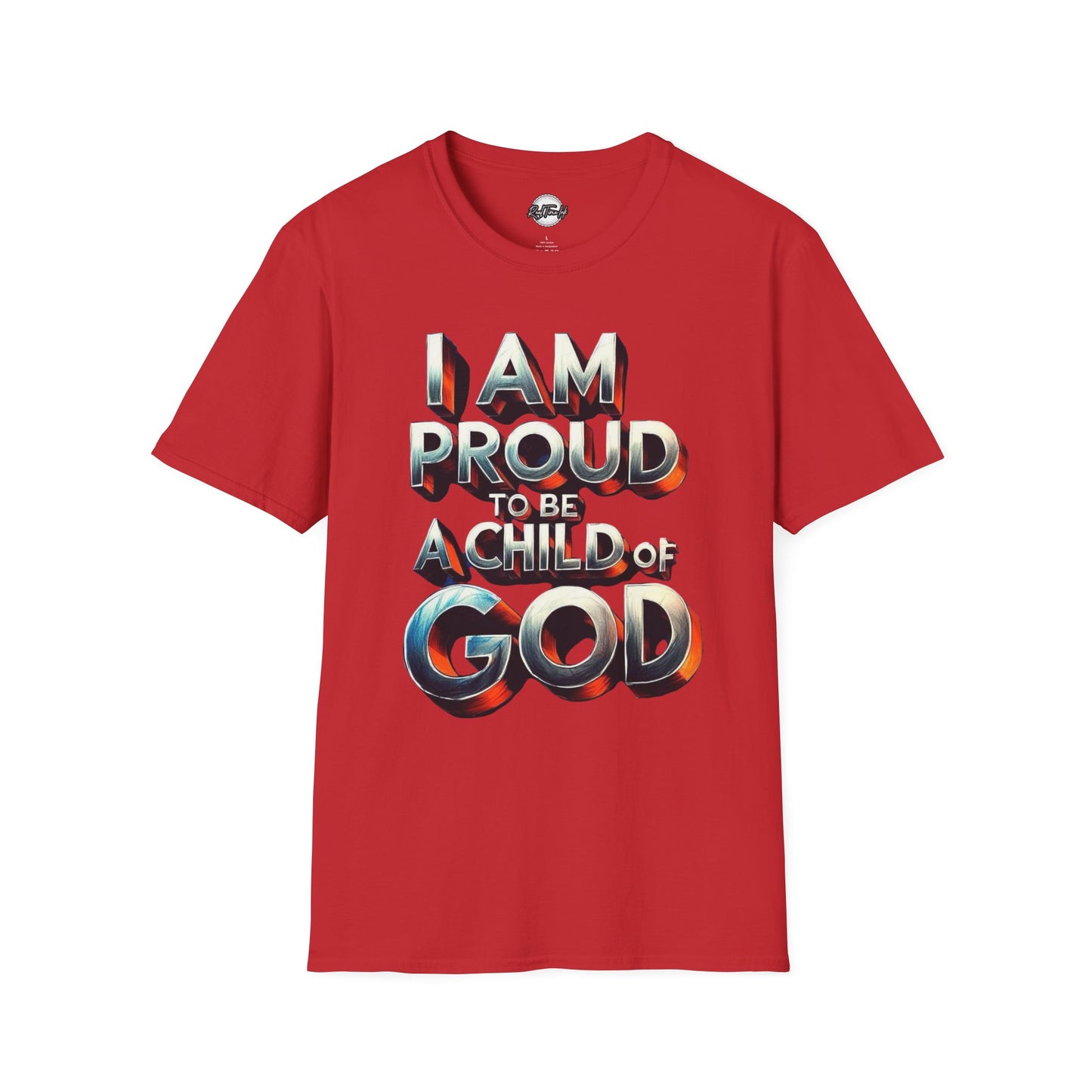 Proud Child of God T-Shirt, Faith-Based Casual Wear, Christian Gift, Unisex Tee, Spiritual Apparel