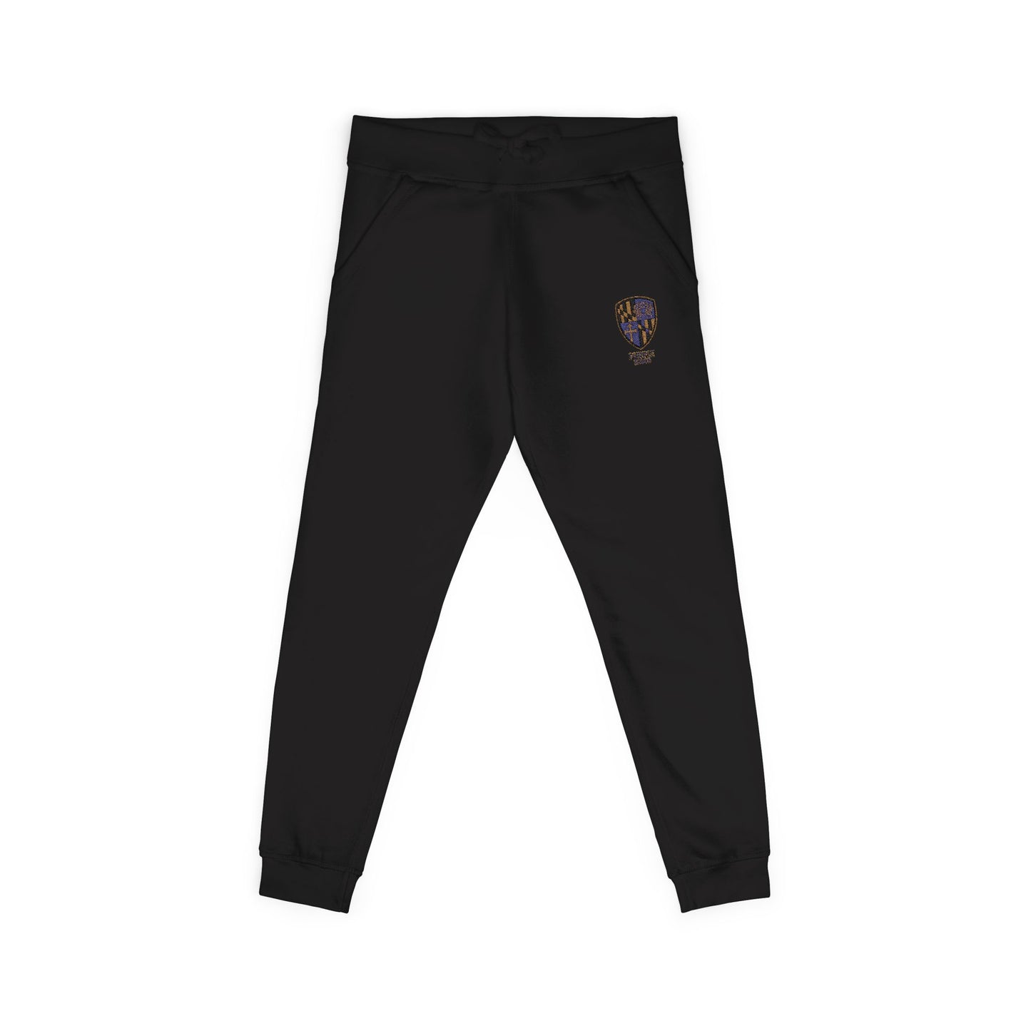 Embroidered Unisex Sweatpants - Purple Blood Design