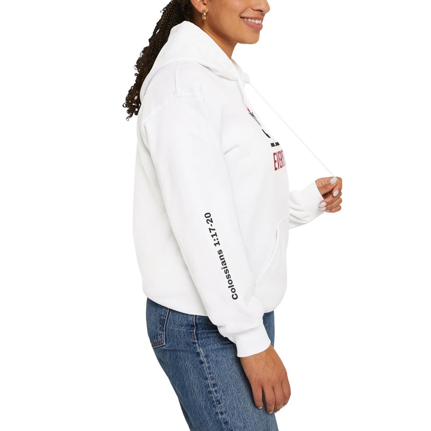 Religious Hoodie - Jesus Over Everything Design
