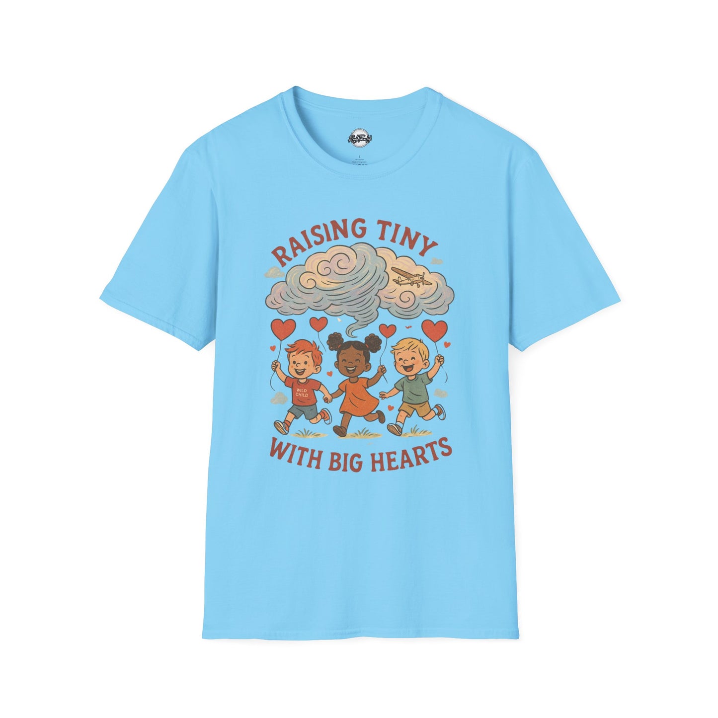 Raising Tiny Hearts Unisex T-Shirt | Cute Family Vibe Tee