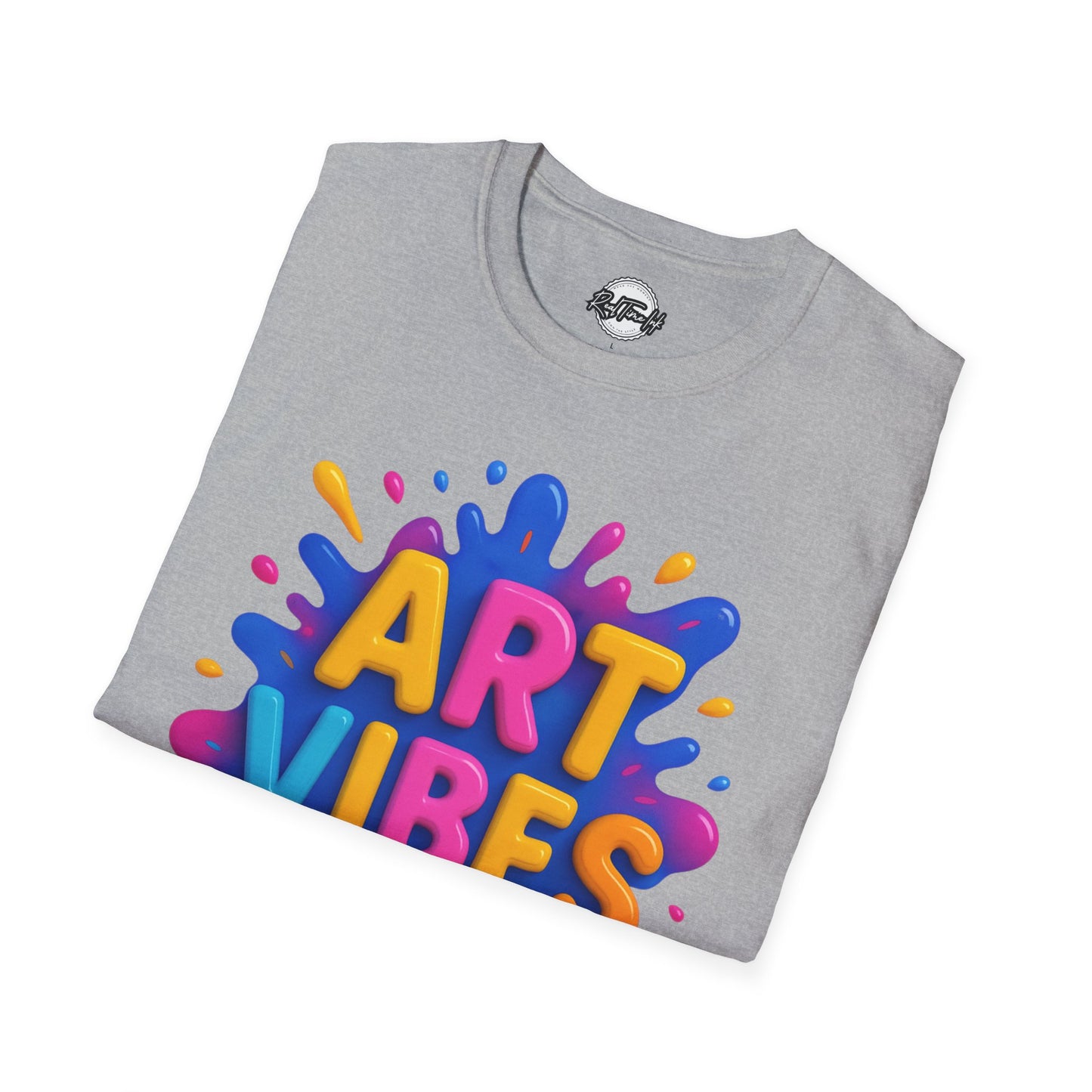 Colorful Art Vibes Unisex T-Shirt, Artistic Tee, Trendy Graphic Shirt, Creative Apparel, Gift for Artists, Summer Fashion