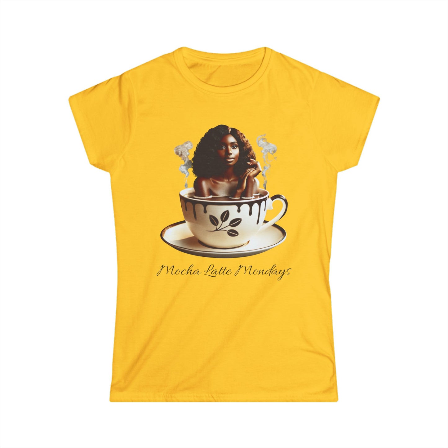 Women's Tee - Mocha Latte Mondays Stylish Coffee Lover Shirt