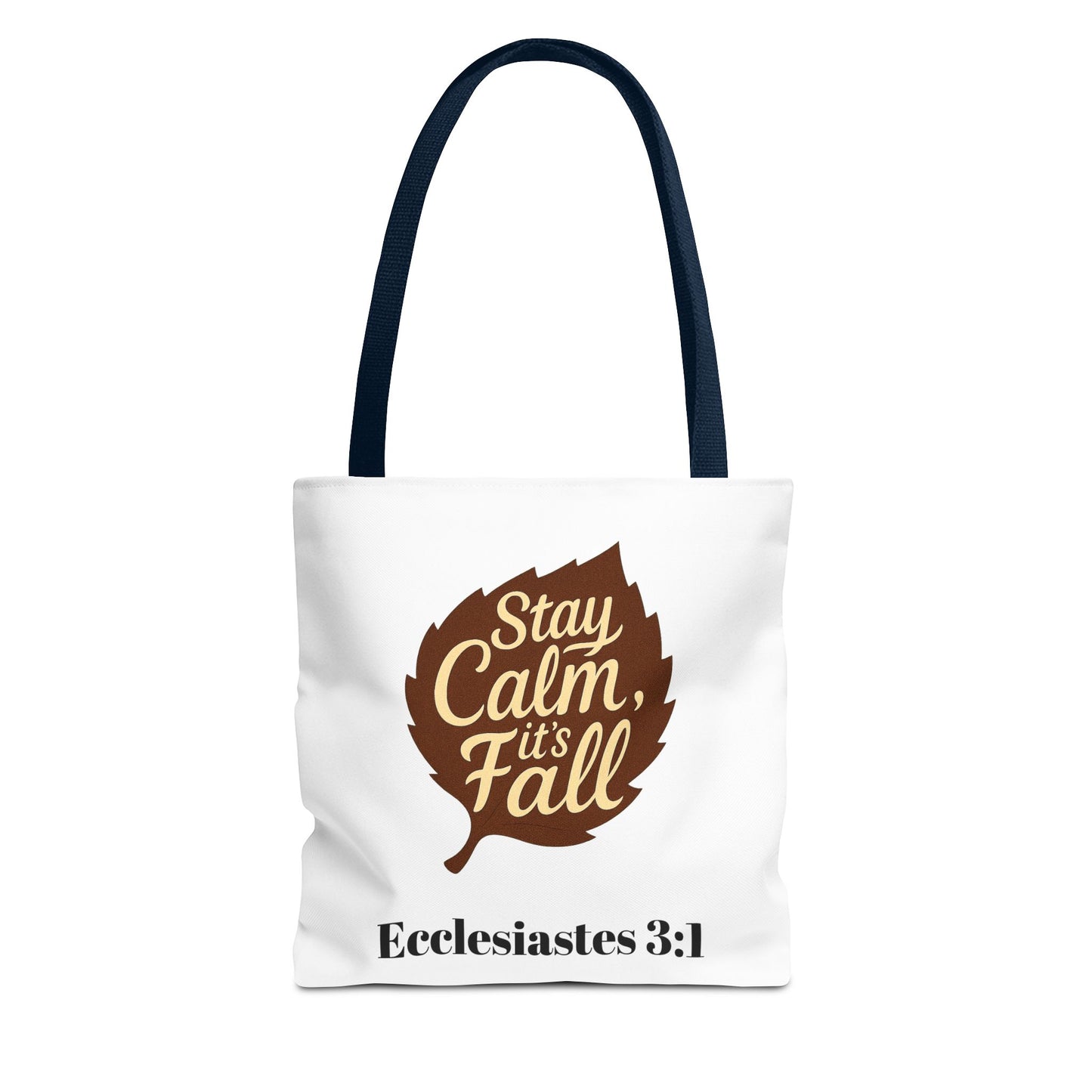 Fall Tote Bag, Autumn Style, Inspirational Quote, Eco-Friendly, Seasonal Gift, Church Bag, Personalized Tote