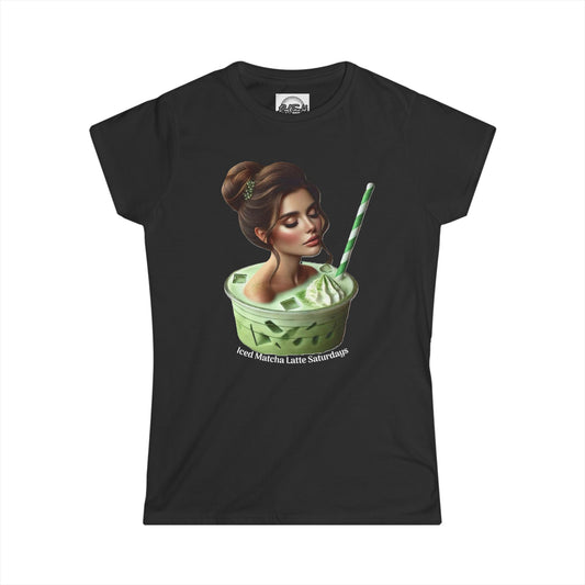 Vintage Ice Cream Girl Softstyle Tee | Fun Summer Fashion