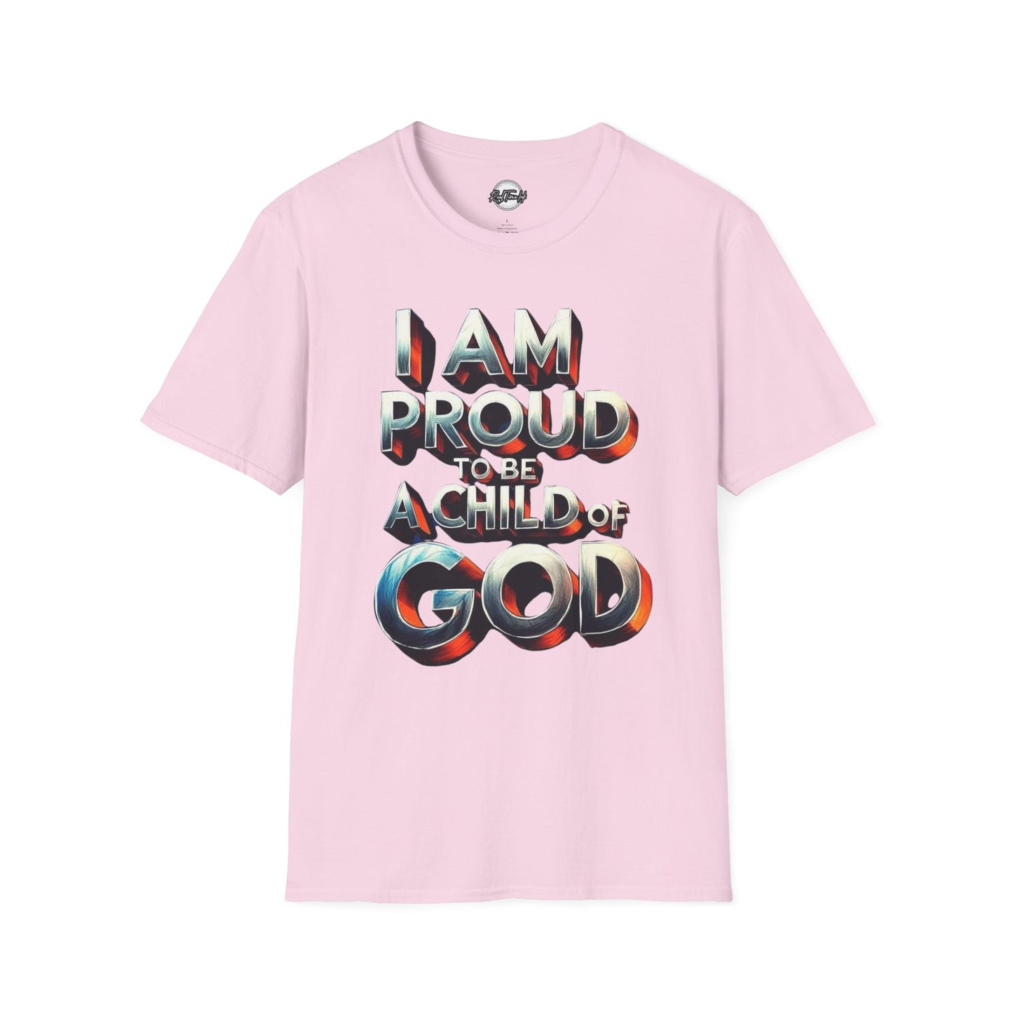 Proud Child of God T-Shirt, Faith-Based Casual Wear, Christian Gift, Unisex Tee, Spiritual Apparel