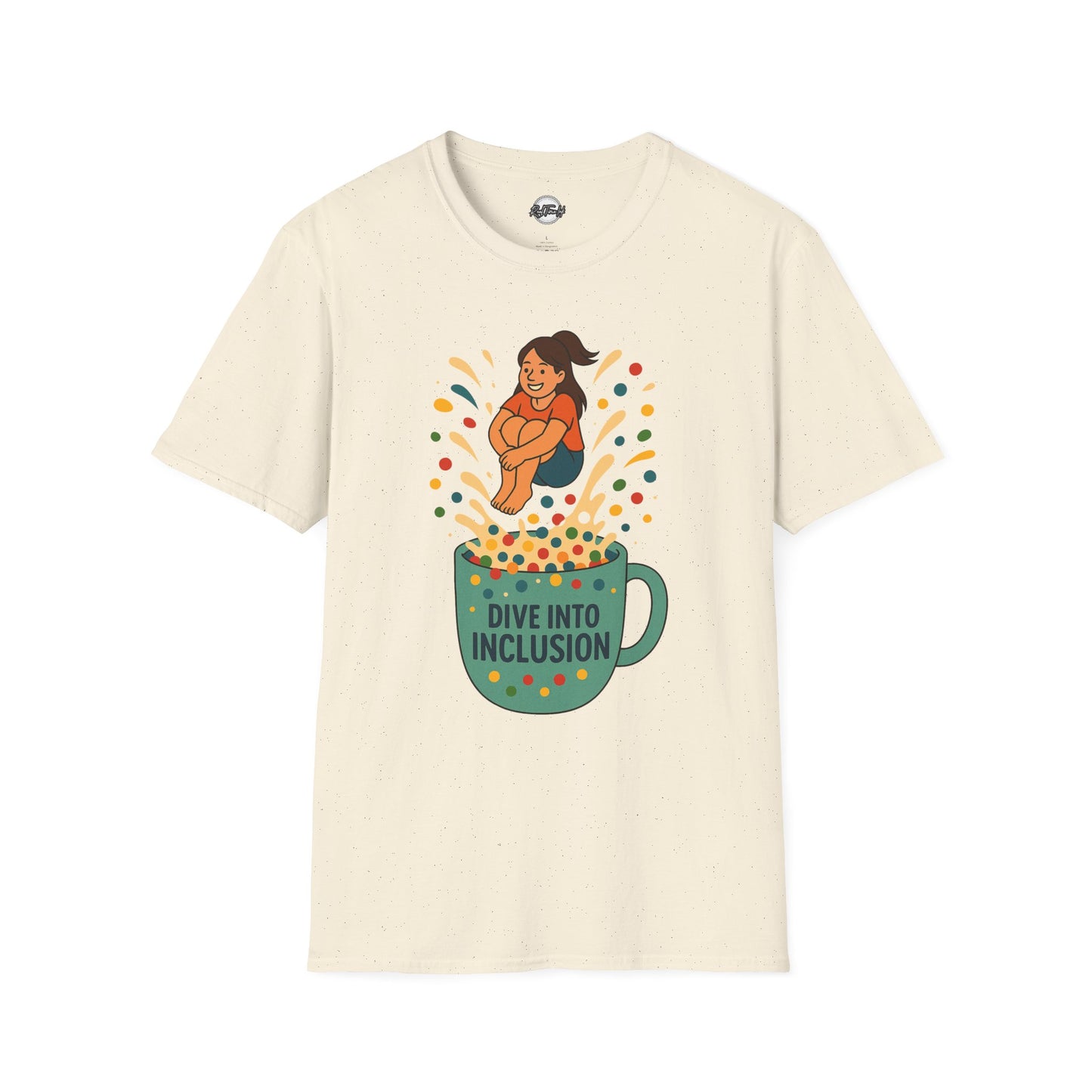 Dive Into Inclusion Unisex Softstyle T-Shirt - Fun & Inclusive Design for Every Occasion