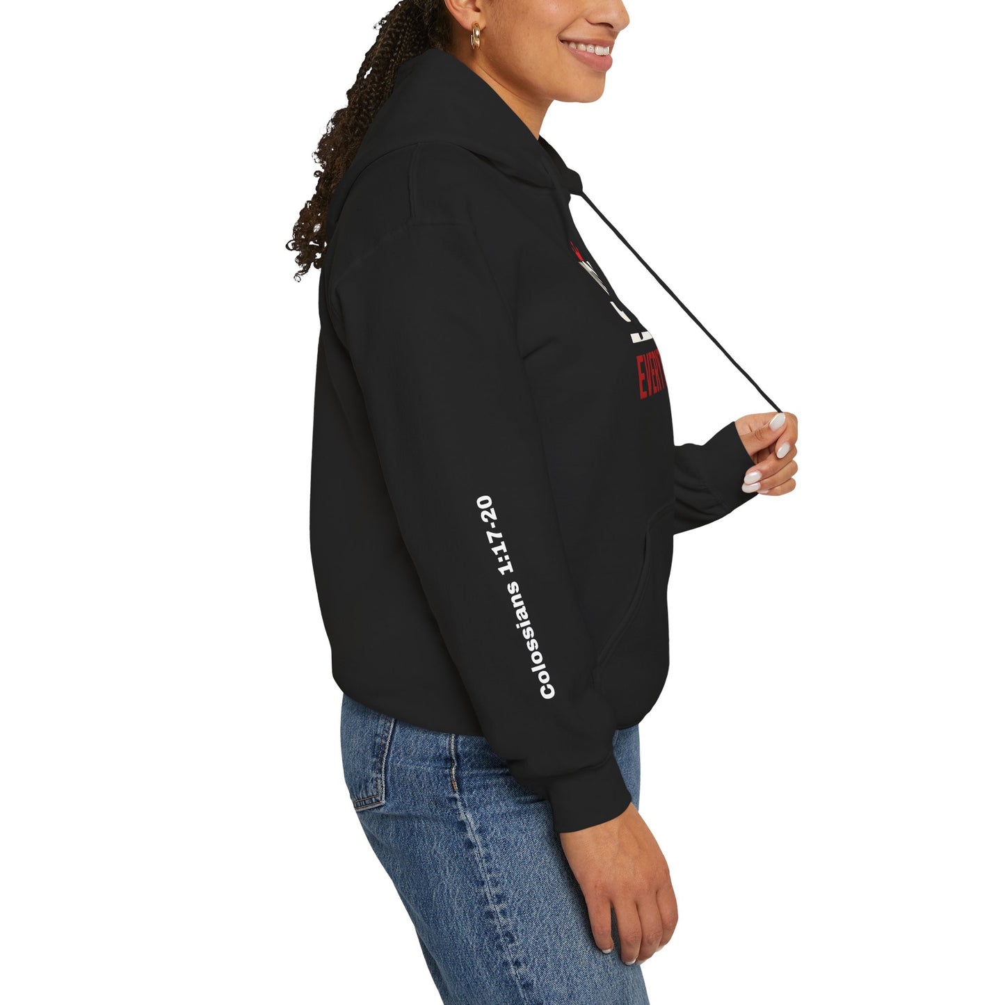 Religious Hoodie - Jesus Over Everything Design