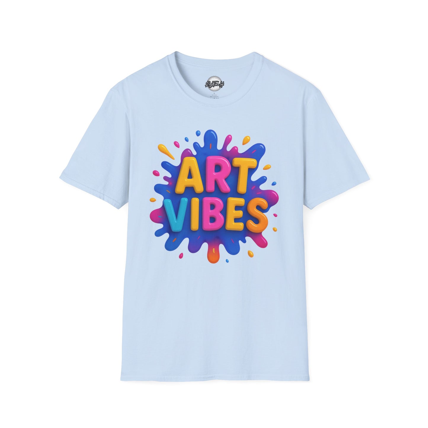 Colorful Art Vibes Unisex T-Shirt, Artistic Tee, Trendy Graphic Shirt, Creative Apparel, Gift for Artists, Summer Fashion