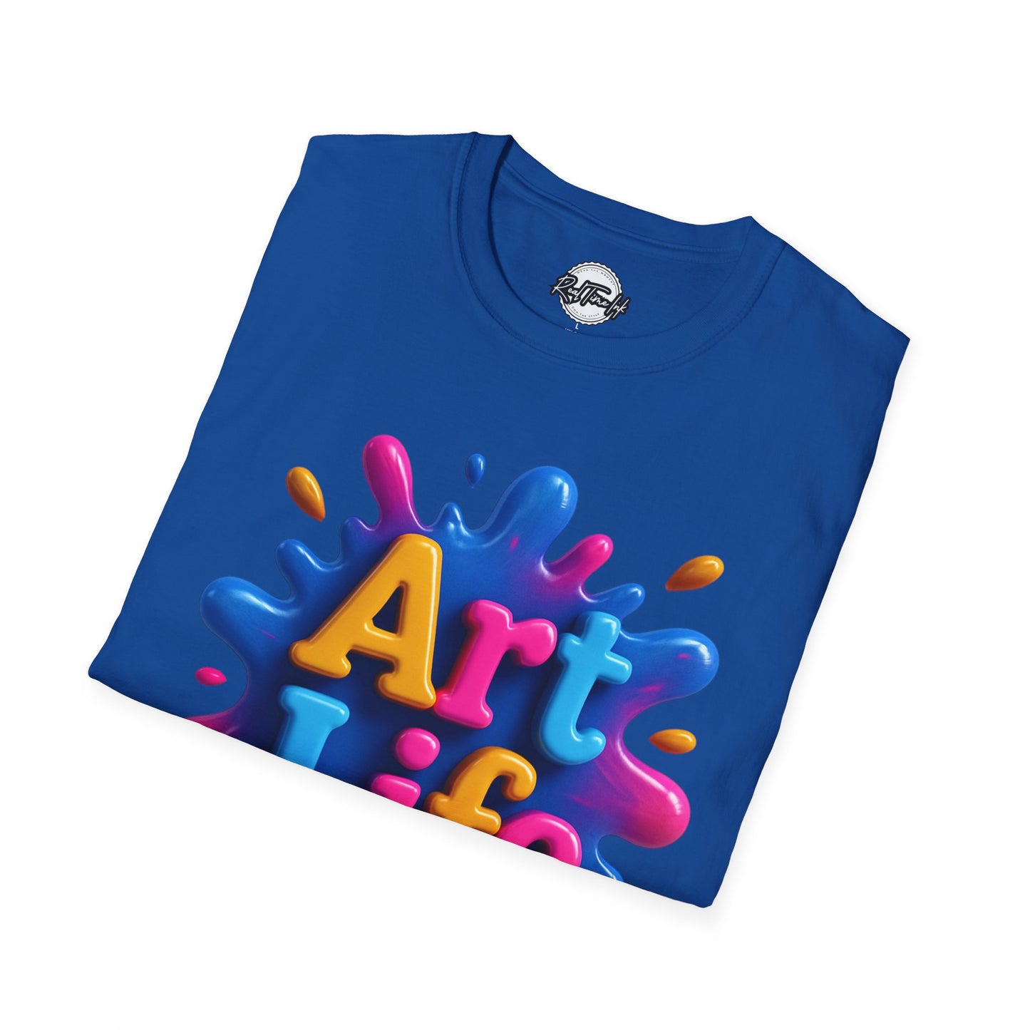 Art Life Unisex Softstyle T-Shirt | Creative Gift for Artists, Art Lovers, Birthday Present, Unique Apparel, Casual Wear