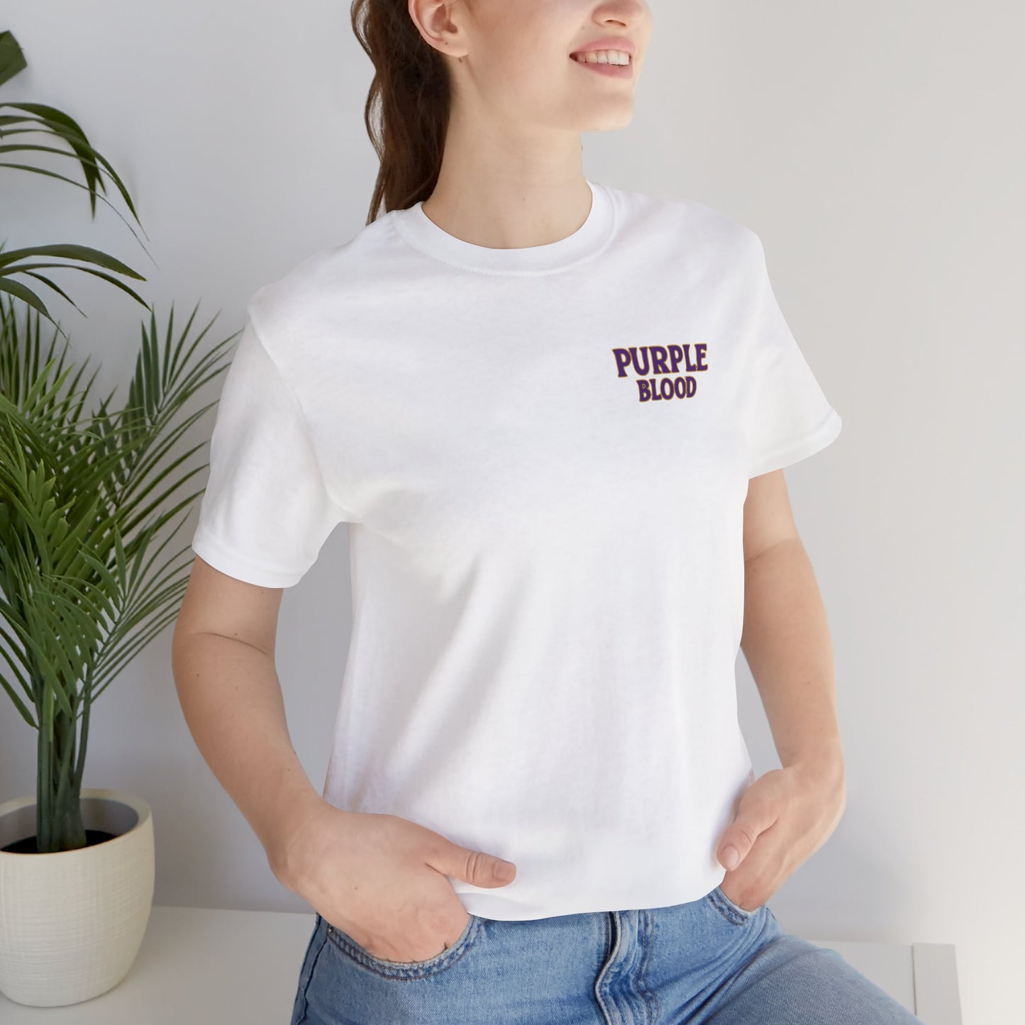 T-Shirt - Baltimore Purple Blood Unisex Jersey Short Sleeve Tee