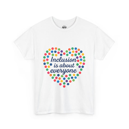 Inclusion is About Everyone Unisex Heavy Cotton Tee - Celebrate Diversity