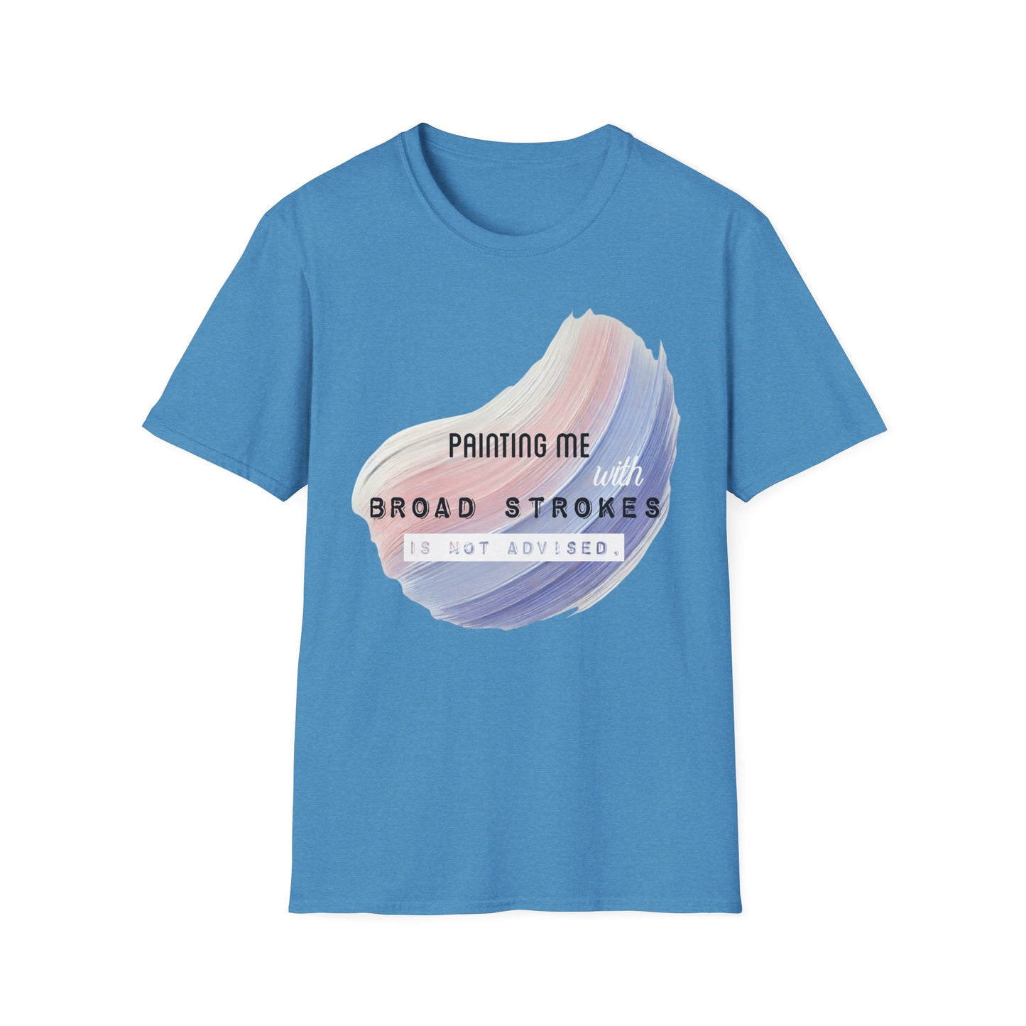 T-Shirt Broad Strokes Graphic Print Unisex Softstyle Tee