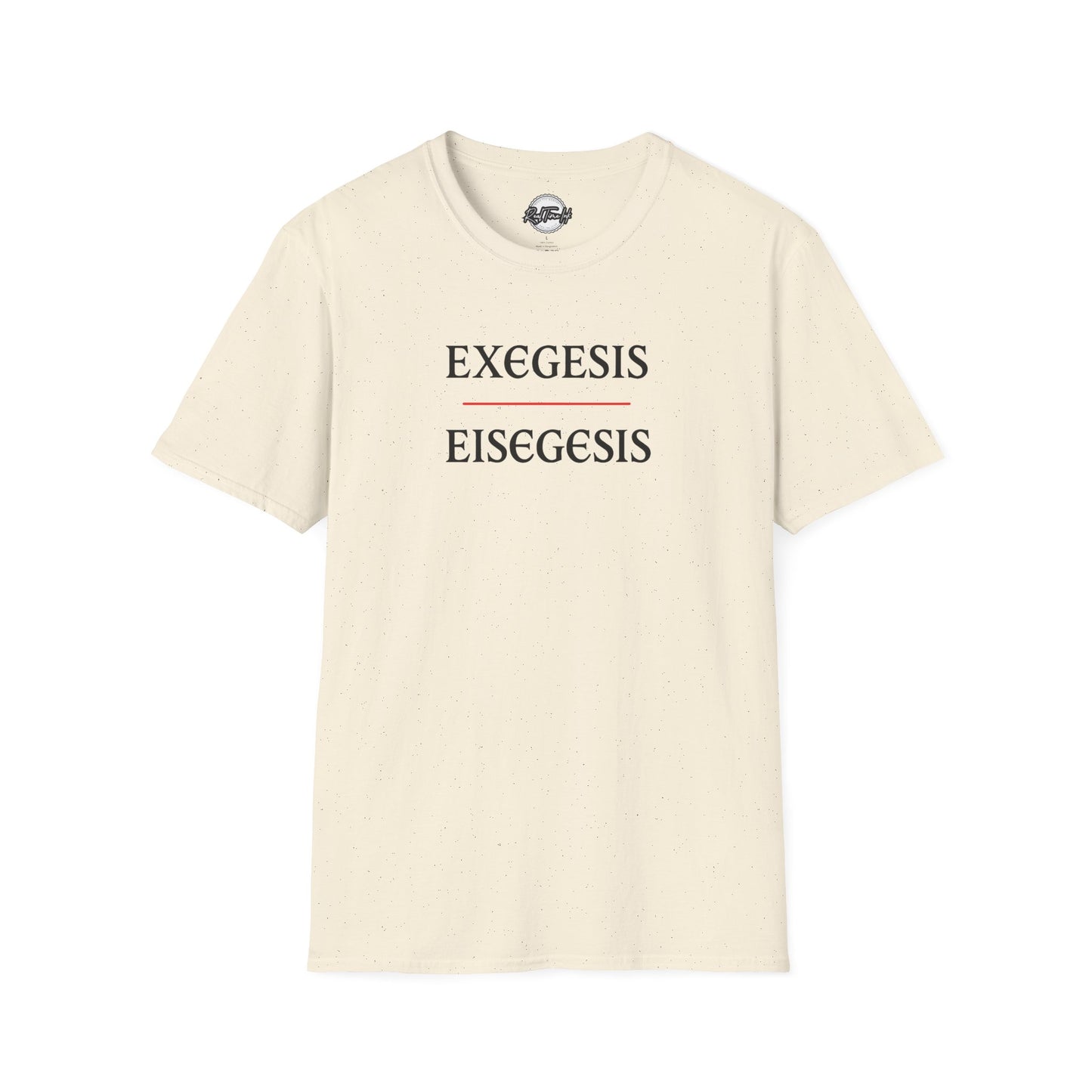 Scholarly Exegesis Tee | Unisex Casual Shirt, Philosophy Gift, Academic Wear, Literature Lover Gift, Study T-Shirt