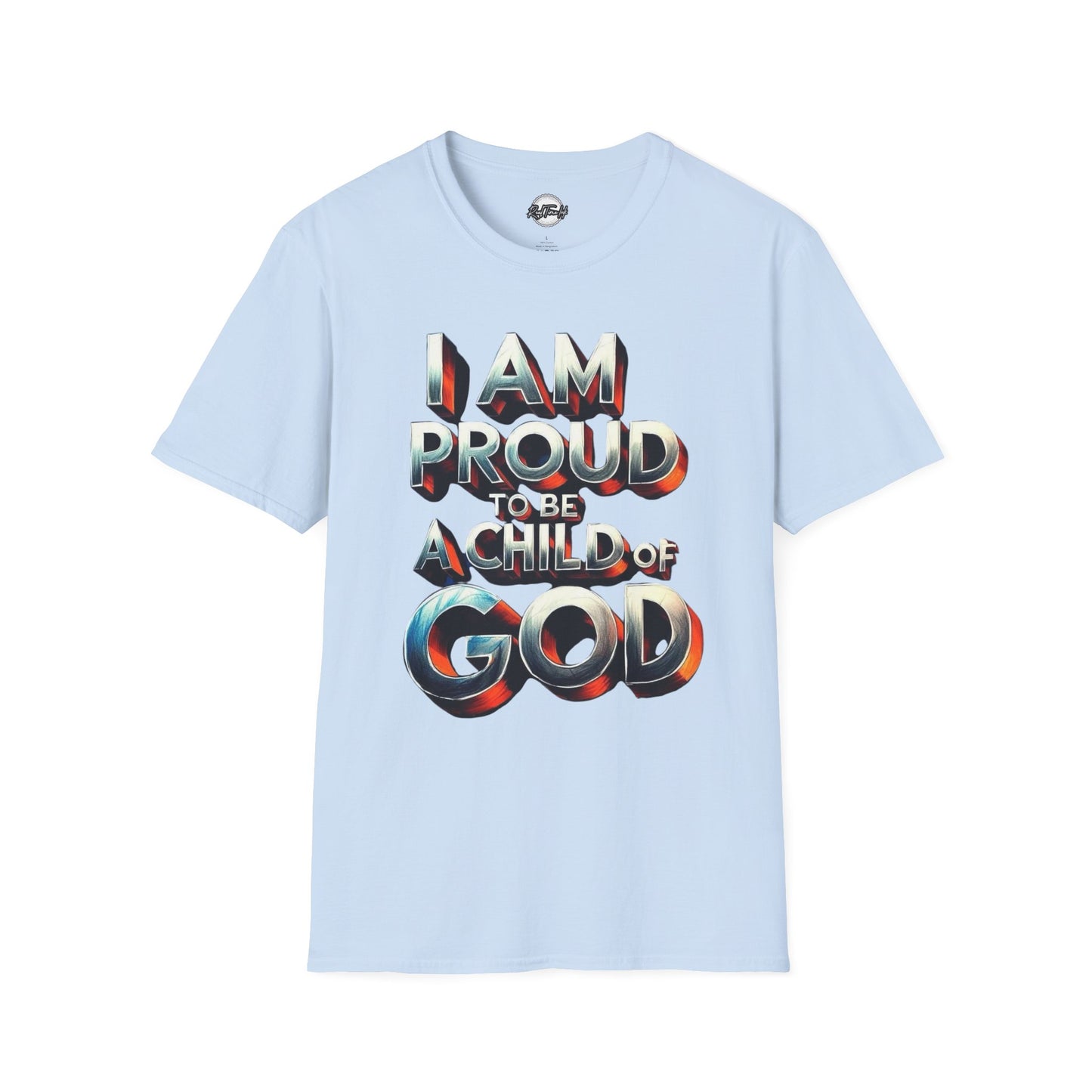 Proud Child of God T-Shirt, Faith-Based Casual Wear, Christian Gift, Unisex Tee, Spiritual Apparel