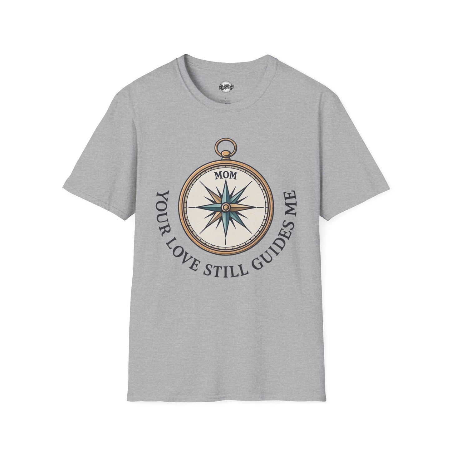 Mom Compass T-Shirt - Your Love Still Guides Me - Unisex Softstyle Tee